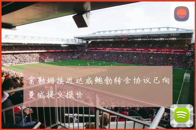 富勒姆接近达成鲍勃转会协议已向曼城提交报价